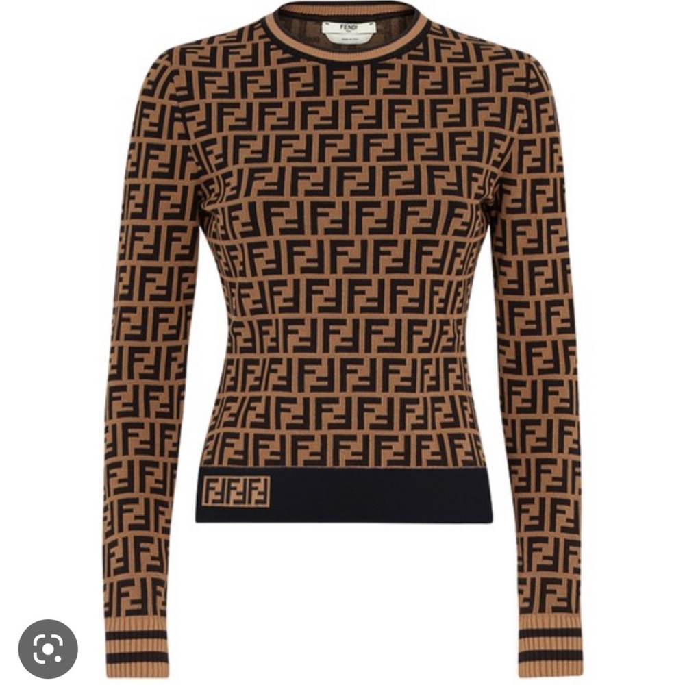COPY - FENDI FF motif jumper